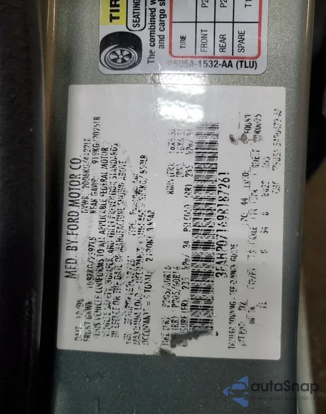 2009 Ford Fusion Se from USA, damaged, VIN 3FAHP07169R187261